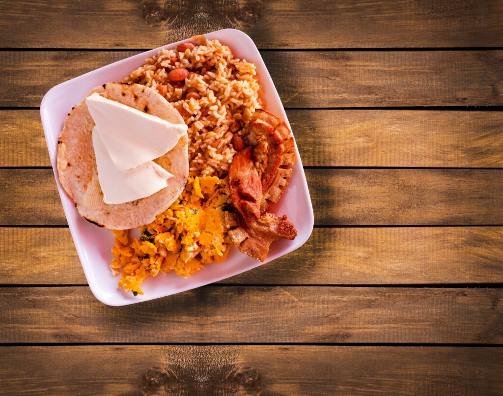 calentado Colombian breakfast
